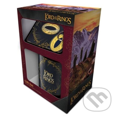 Pán prsteňov Darčekový set (Hrnček + podtácka + kľúčenka)