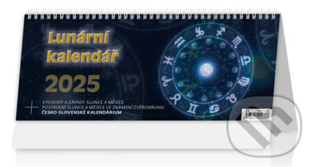 Lunární kalendář 2025 - stolní kalendář, Helma, 2024