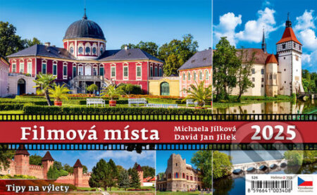 Filmová místa 2025 - stolní kalendář (Helma). Helma, 2024