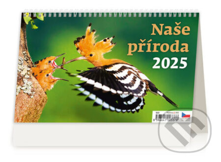 Naše příroda 2025 - stolní kalendář, Helma, 2024