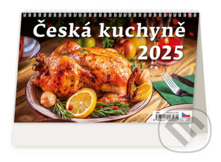 Česká kuchyně 2025 - stolní kalendář, Helma, 2024