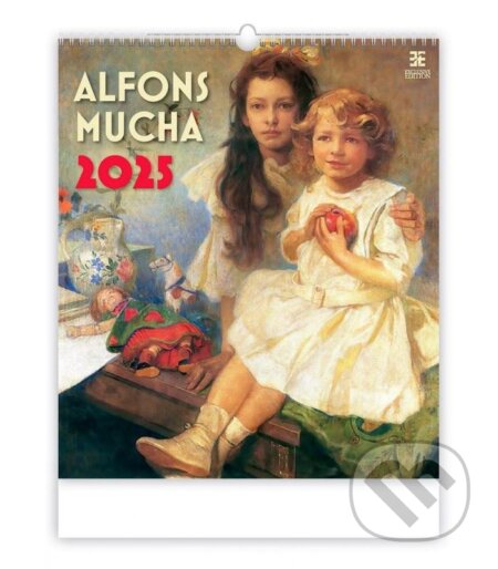 Alfons Mucha 2025 - nástěnný kalendář, Helma, 2024