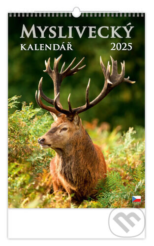 Myslivecký kalendář 2025 - nástěnný kalendář, Helma, 2024