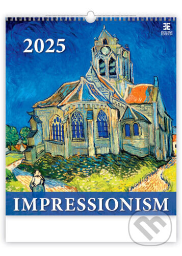 Nástěnný kalendář Impressionism 2025, Helma, 2024