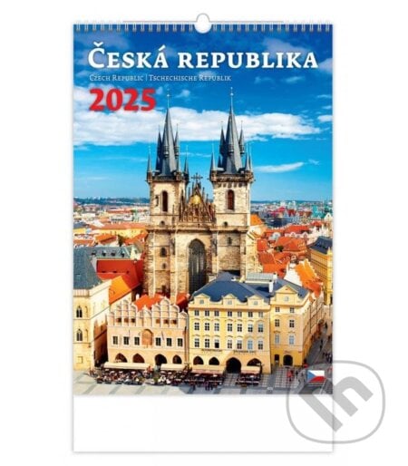 Česká republika 2025 - nástěnný kalendář, Helma, 2024