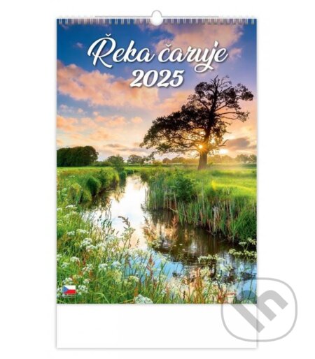 Řeka čaruje 2025 - nástěnný kalendář, Helma, 2024