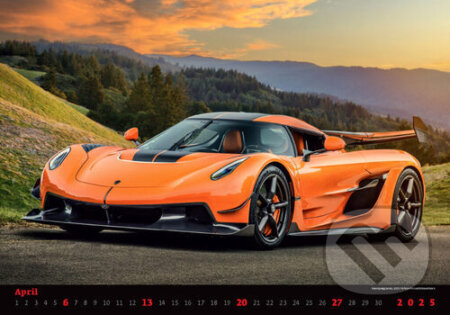 Cars 2025 - nástěnný kalendář (Helma). Helma, 2024