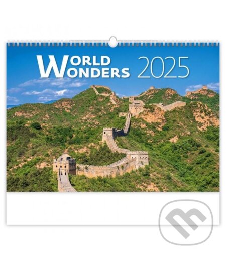 Nástěnný kalendář World Wonders 2025, Helma, 2024