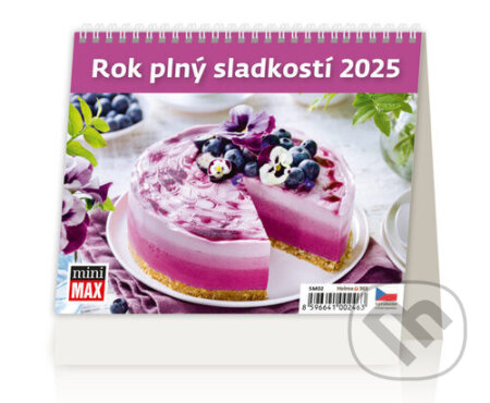 Rok plný sladkostí 2025 - stolní kalendář (Helma). Helma, 2024