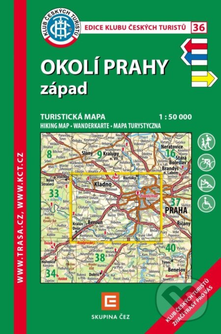 KČT 36 Okolí Prahy západ, Trasa, 2024