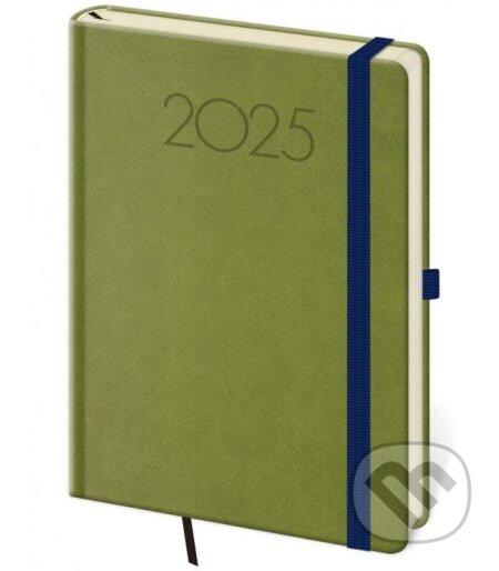 Diář 2025 New Praga denní A5 zelená (Helma365). Helma365, 2024