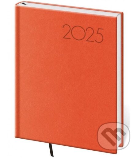 Diář 2025 Print Pop denní B6 oranžová, Helma365, 2024