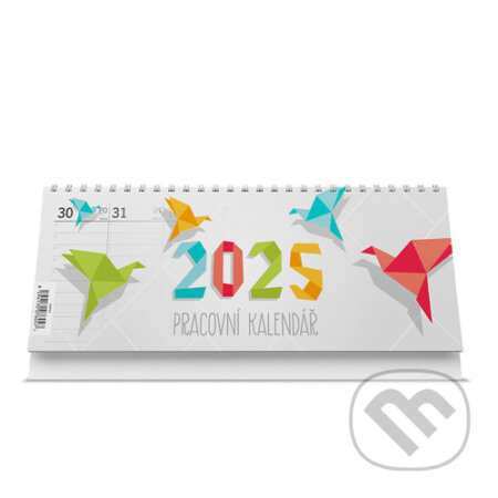 Pracovní kalendář 2025 - stolní kalendář, VIKPAP, 2024