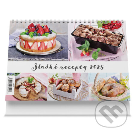 Sladké recepty 2025 - stolní kalendář (VIKPAP). VIKPAP, 2024