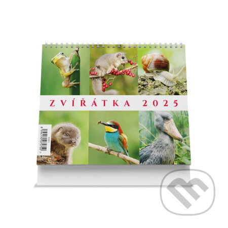 Zvířátka 2025 - stolní kalendář (VIKPAP). VIKPAP, 2024