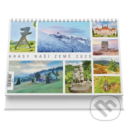 Krásy ČR 2025 - stolní kalendář (VIKPAP). VIKPAP, 2024