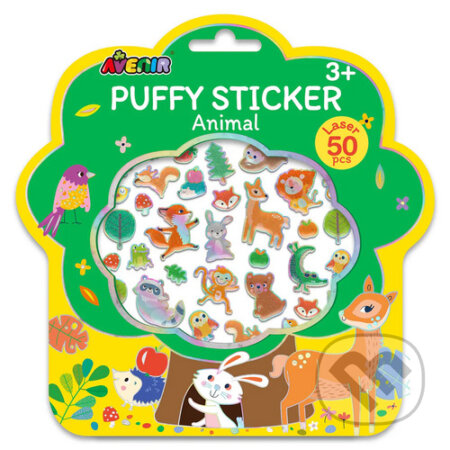 Puffy samolepky - Zvířátka