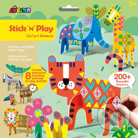 Hraj si a nalepuj - Divoká zvířata - kniha z kategorie Úkoly pro děti