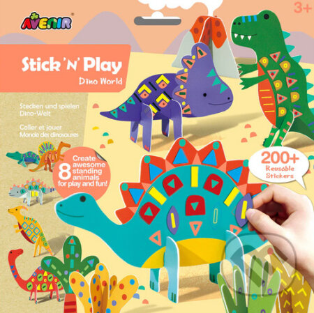 Hraj si a nalepuj - Dinosauři - kniha z kategorie Úkoly pro děti