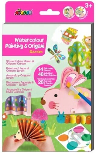 Vybarvi si origami - Zahrada - kniha z kategorie Omalovánky