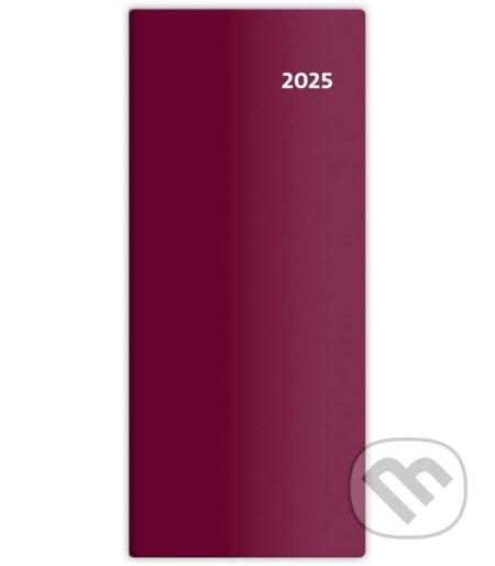 Diář 2025 Torino bordó, měsíční, Helma365, 2024