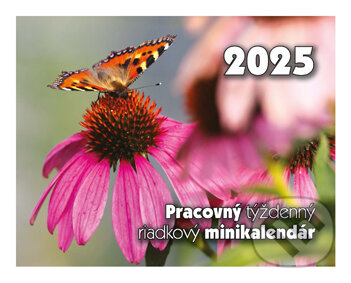 Pracovný týždenný riadkový minikalendár 2025, Form Servis, 2024