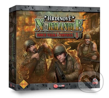 Spoločenská hra: Hrdinové Normandie: Edice Velká červená 1 (Clem And Yann). , 2024