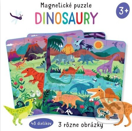 Magnetické puzzle: Dinosaury, Svojtka&Co., 2024