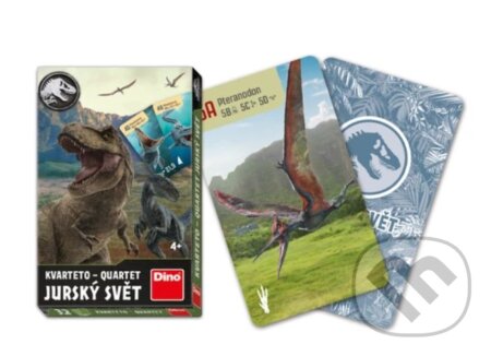 Kvarteto Jurský Svět - hra z kategorie Karty, pexeso