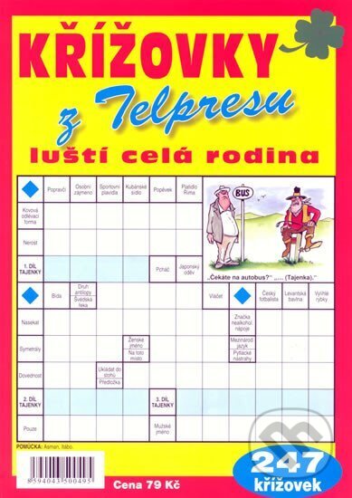 Kniha: Křížovky z Telpresu luští celá rodina - 247 křížovek 1/2009 (Telpres). Telpres, 2009
