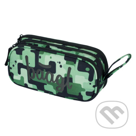 BAAGL Studentský penál etue Green