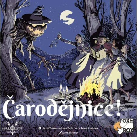 Spoločenská hra: Čarodějnice! (David Thompson, Roger Tankersley a Trevor Benjamin)