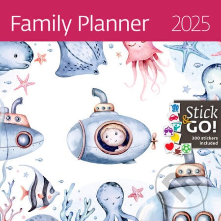 Family Planner 2025 - nástěnný kalendář