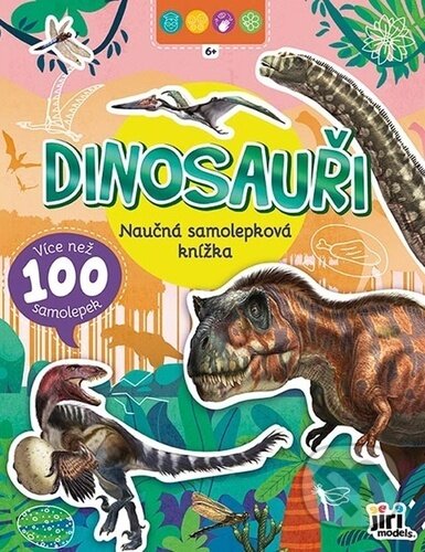 Naučná samolepková knížka: Dinosauři, Jiří Models, 2024