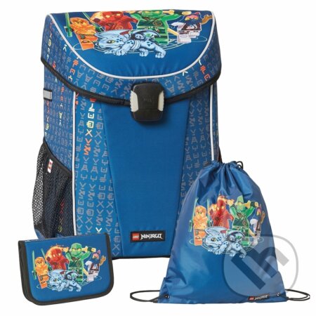 LEGO Ninjago Family, Easy Light - školská aktovka, 3 dielny set (LEGO). LEGO, 2024