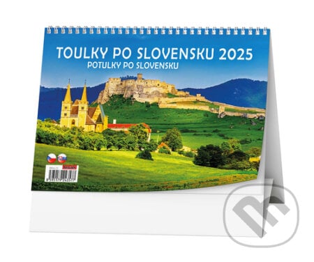 Toulky po Slovensku 2025 - stolní kalendář