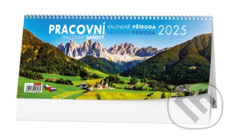 Daňový kalendář Příroda 2025 - stolní kalendář