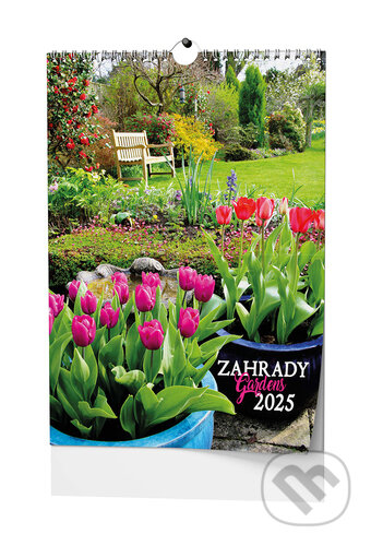 Zahrady 2025 - nástěnný kalendář, Baloušek, 2024
