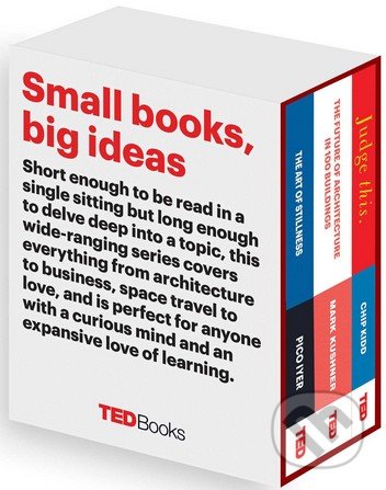 TED Books (Box Set) - Pico Iyer, Marc Kushner, Chip Kidd, Simon & Schuster, 2015
