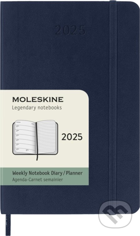 Moleskine – 12-mesačný plánovací zápisník (diár) 2025 - modrý, Moleskine, 2024