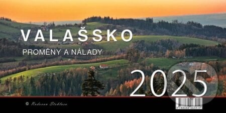 Kalendář 2025 Valašsko/Proměny a nálady - stolní - Radovan Stoklasa