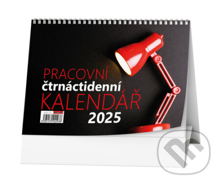 Pracovní čtrnáctidenní kalendář 2025 - stolní kalendář, Baloušek, 2024
