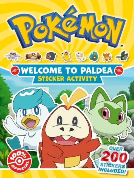 Pokémon Welcome to Paldea Epic Sticker, HarperCollins, 2024