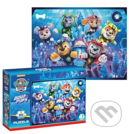 Tlapková patrola Aqua Pups (30 dílků) - hra z kategorie 15 - 60 dílků