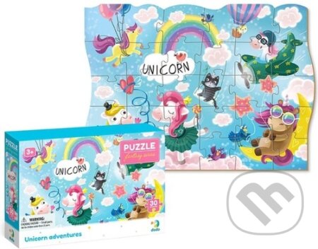 Dobrodružství jednorožců (30 dílků) - hra z kategorie 15 - 60 dílků