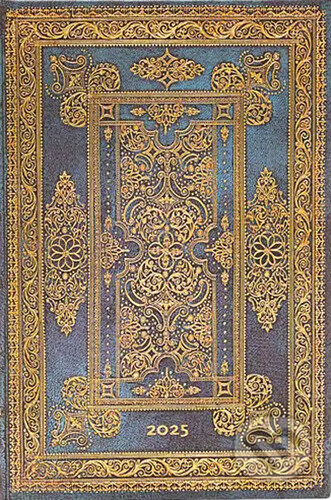 Paperblanks - týždenný diár Blue Luxe 2025, Paperblanks, 2024