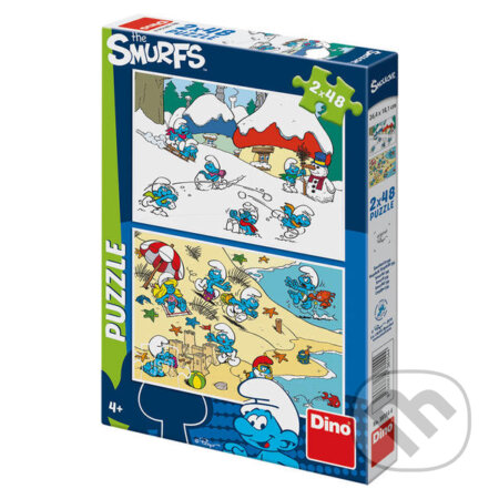 Puzzle: Hraví šmoulové (Dino). Dino, 2016