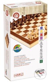 Šachy skládací 30x 30 cm