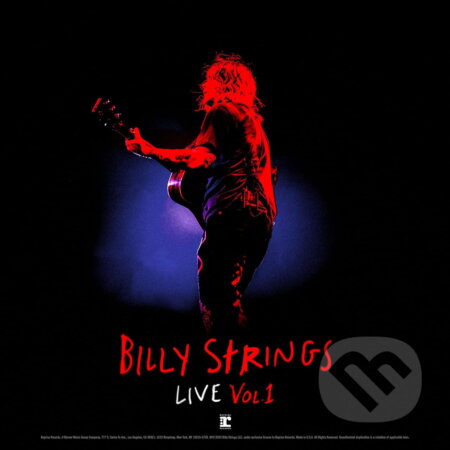 Hudební CD: Billy Strings Live Vol. 1 (Hudobné albumy). Hudobné albumy, 2024