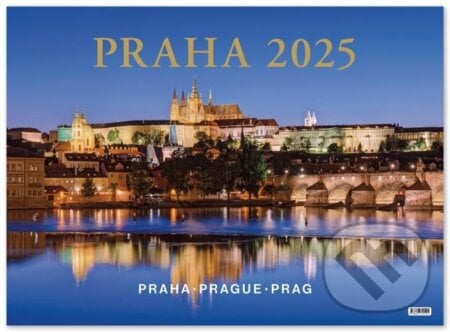 Kalendář 2025 Praha - Prague - Prag - nástěnný